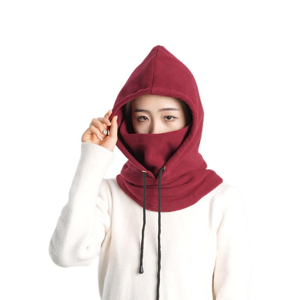 Ветрозащитная маска капюшон шапки флисовый пуловер шапка модная походная велосипедная шапка женская