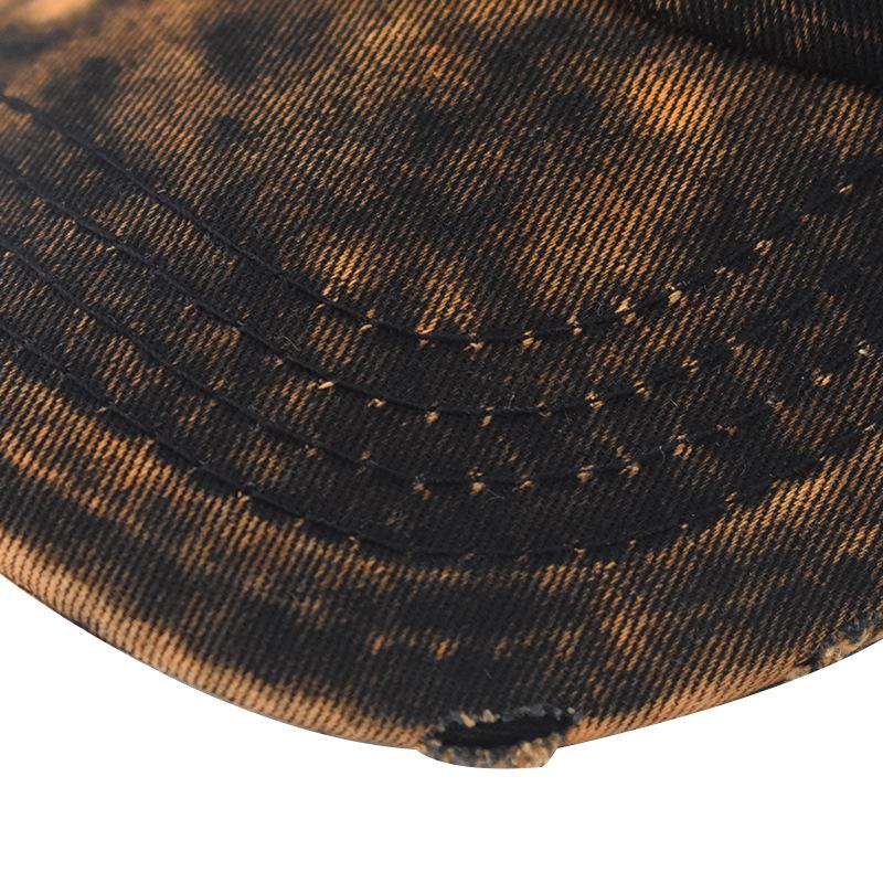 Personalized Hole Baseball Cap Men's and Women's Four-season Cowboy Hat Simple and Versatile Sunshade Cap