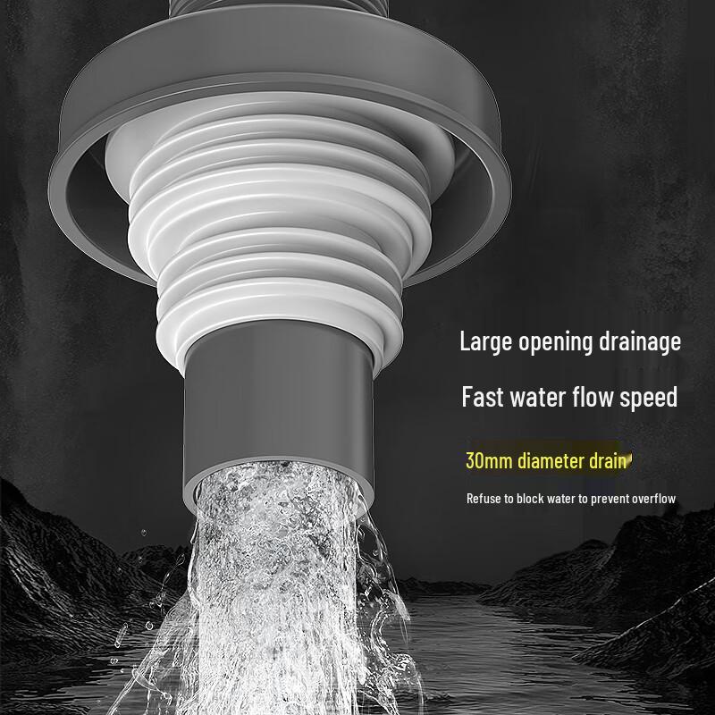 Телескопическая сливная труба для раковины Haili с защитой от запаха, из АБС-пластика