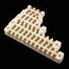 30A High Temperatures Ceramic Junction Block 800℃ Heat Proof Wiring Terminals Block For Factory And Petrochemical Wiring Needs