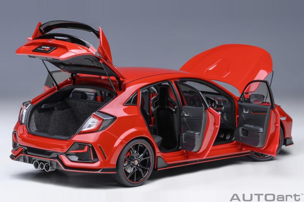 AUTOart Honda Civic Type R 2021 Frame Red Finished Product 1/18 (FK8)