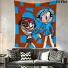 SMG4 Wall Tapestry Aesthetic Wall Hanging Printed Fabric Blanket Decorative Tapestries for Bedroom Living Room Home Decor