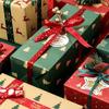 50*70cm Christmas Kraft Paper For Birthday Wedding Gift Wrap Artware Flower Packing Origami DIY New Year Party Festival Decor