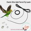 Ultralight Elastic Parrot Leg Leash for Cockatiels, Monk Parrots, and Peony Tigers with Safe Buckle
