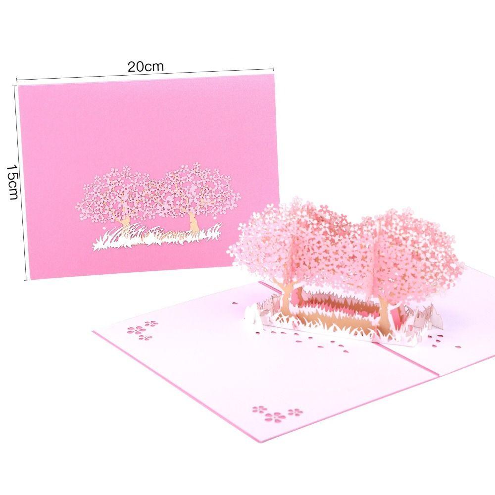 Handwriting 3D Pop-Up Valentine's Day Cards 3D Love Postcard Party Accessories