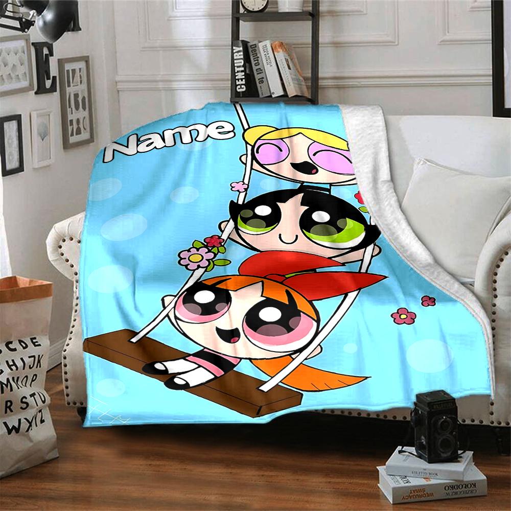 Custom Name Tom Jerry Bath Time blanket for Couch & Bed, Plush Cozy Fuzzy Blanket Super Soft & Warm Blankets for Fall and Winter. 0908159