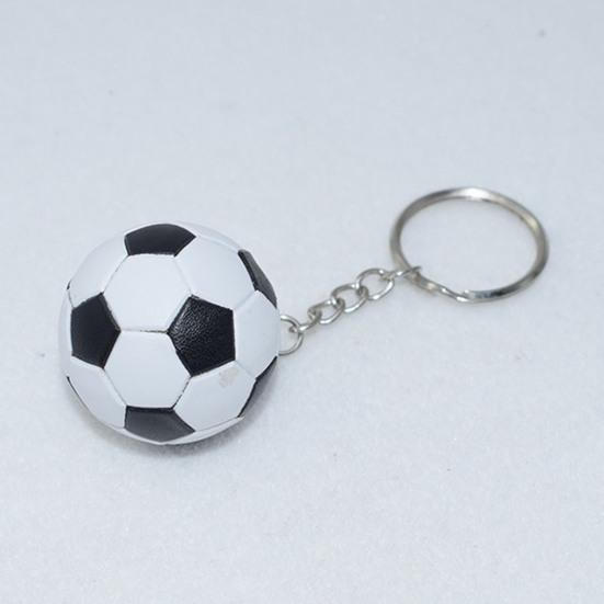 Брелок-подвеска Яркий цвет Изысканный узор Компактный размер Тема Кубка мира Легко повесить Декоративный брелок из ПВХ с изображением футбола Брелок для ключей Сумка Очарование для
