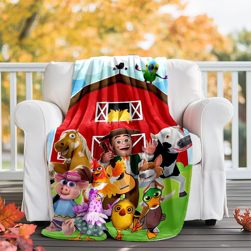La Granja de Zenón printed throw blanket—soft,warm;versatile blanket for all seasons—perfect as &air-conditioning throw,nap blanket