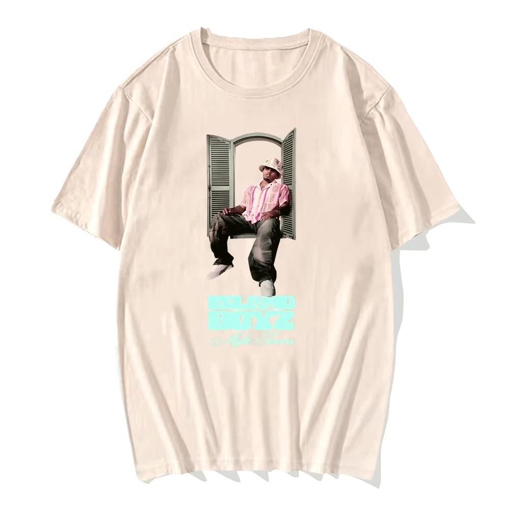 Графические футболки рэпера Myke Towers ISLAND BOYz Мужская и женская мода Хип-хоп футболка Комфортные хлопковые топы Осенне-зимнее нижнее белье