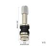 4pcs Clamp-in Car Tyre Valves TR48E V-5 ENKEI Wheels Motorcycle Inner-Mount High-performance Custom Wheels Tubeless Valve Stems
