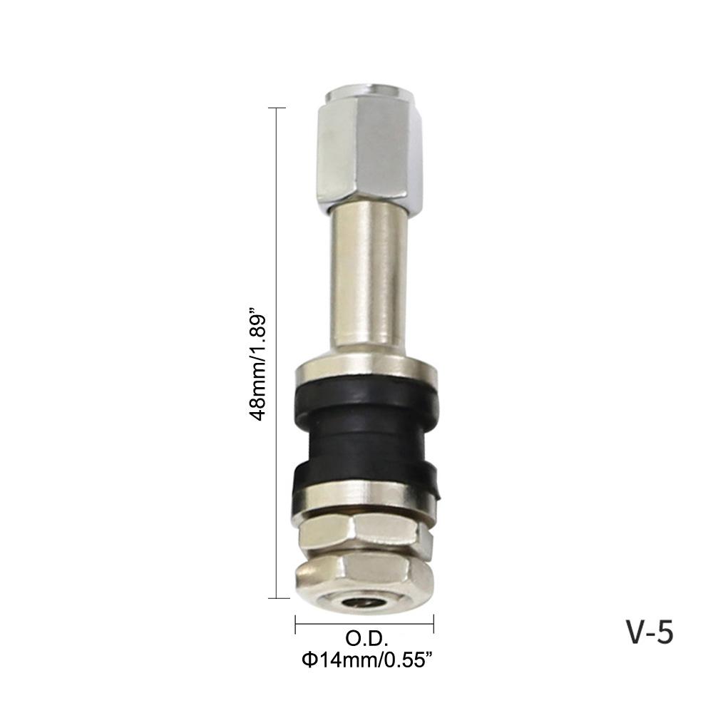4pcs Clamp-in Car Tyre Valves TR48E V-5 ENKEI Wheels Motorcycle Inner-Mount High-performance Custom Wheels Tubeless Valve Stems