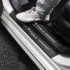Автомобильная наклейка 2025 Новая Tesla Углеродное волокно Наклейка на порог двери автомобиля Автомобильная защитная полоса на багажник Для Tesla Model 3 X S Y аксессуары