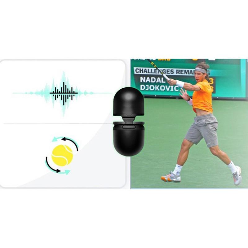 1Pair Tennis Training Whistle for Top Spin Shot Practice, Swing Rhythm & Timing Aid for Tennis Players Beginners