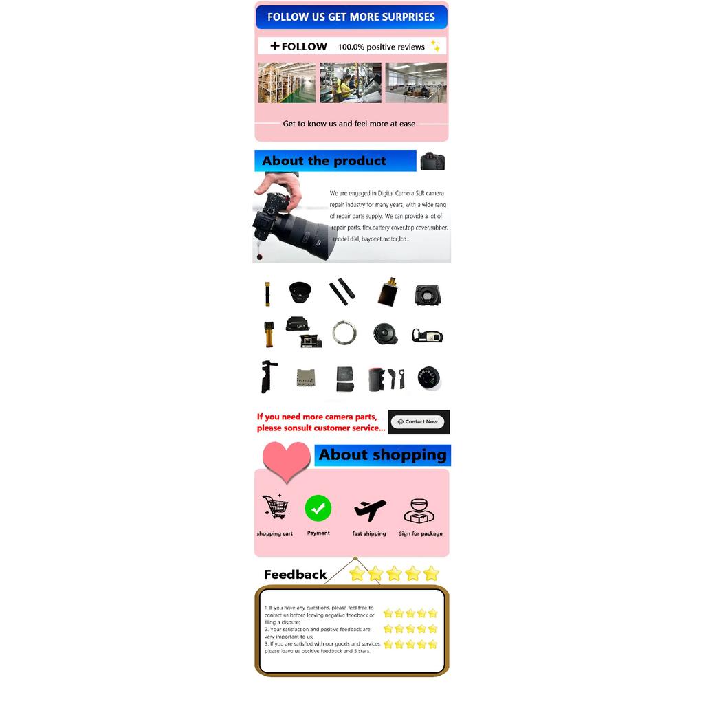 For Sony A7RM3 A7R3 A7RIII A7M3 Front Case Leather Holder Slot Cover Thumb Rubber Card Cover Rubber Camera Replacement Parts