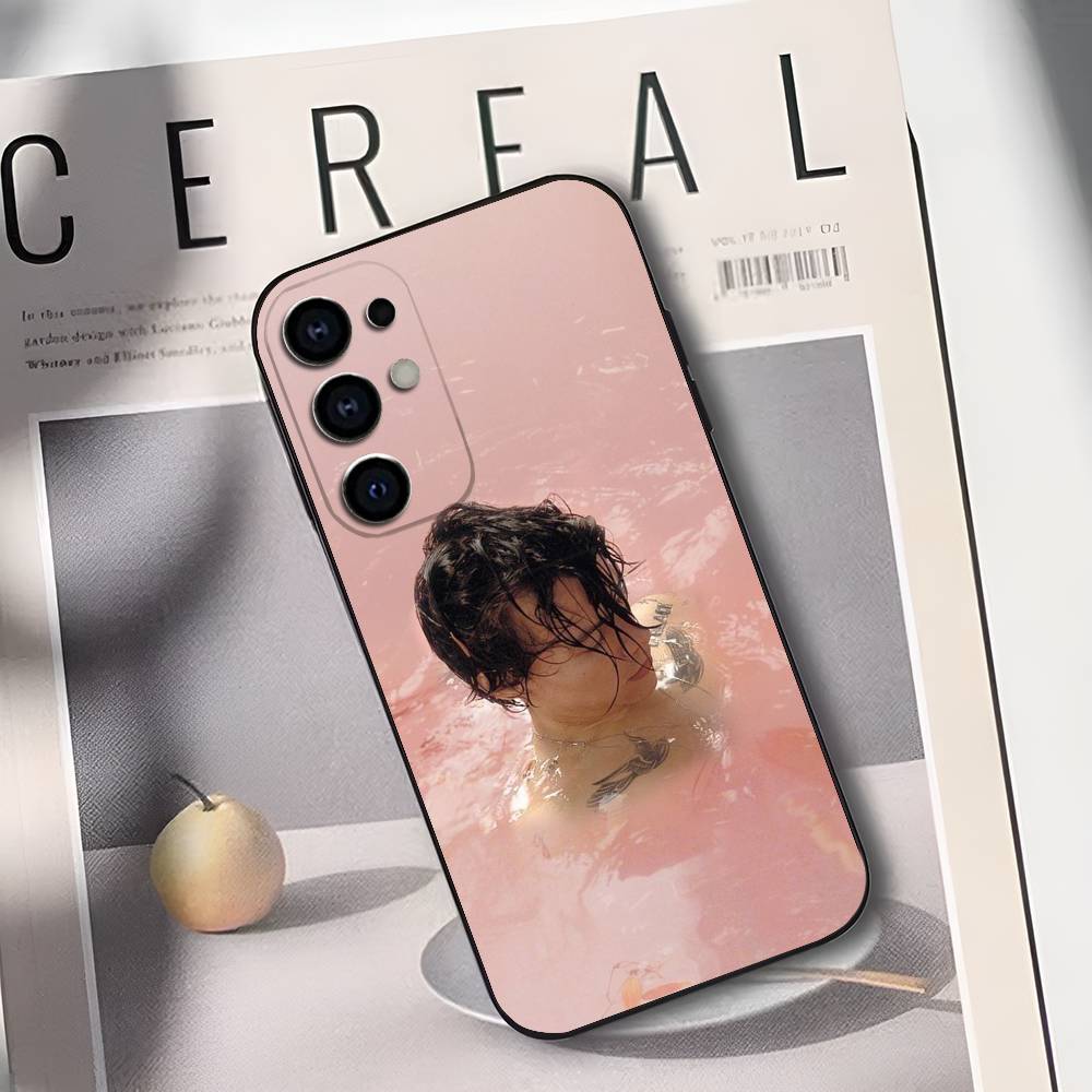 Чехол для телефона H-Harry S-Styles для Samsung S25, S24, S21, S22, S23, S30, Ultra, S20, Plus, Мягкий силиконовый черный чехол
