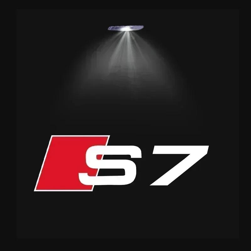Для Audi 8L 2 шт. Автомобильные дверные приветственные огни для Audi A1 A3 8P 8V A4 A5 A6 A7 A8 Q3 Q5 Q7 Q8 Sline TT S3 S4 S5 Проектор логотипа Лампа призрачной тени