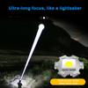Outdoor Waterproof Handheld Flashlight Super Bright Flash Light Adjustable Focus Floodlight