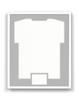 A sports shirt frame with a window - a unique souvenir