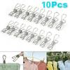 Underwear and Panty Clip Socks 20PCS 6cm Stainless Steel Wire Rack Clip Sealing and Drying Socks Clip