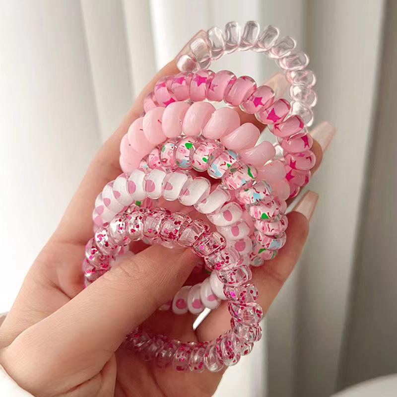Summer Gradient Elastic Hair Band for Girls