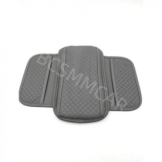 Car Center Armrest Cushion Mat Arm Rest Box Pad Cover Non-slip Leather Protecor