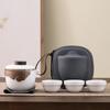 Ceramic Creative Hand Grab Pot Kuaike Cup Portable Travel Tea Set Business Gifts Opening Event Souvenirs