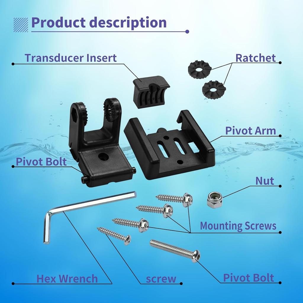 7400931 MHX XNT Boat Transducer Bracket, for XHS Model Transducers for XNT 9 20, XNT 9 20 T, XNT 9 QB 90 T, XNT 9 QB 90