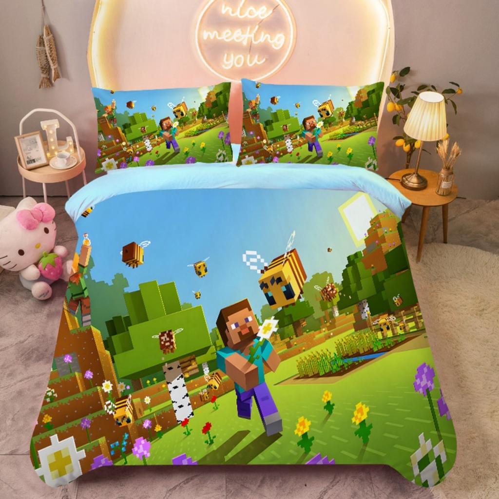 Пододеяльник для аниме My World Постельное белье My World Monster Hunters Комплект постельного белья Наволочки Постельное белье Детское Для детей Взрослый