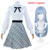 Костюм для косплея группы Sakiko Togawa, парик, школьная форма JK для девушки, волосы Sakiko Togawa, ролевая игра, наряды для Comic Con