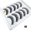 Handmade Natural Wispy Flared Eye Lash Extension False Eyelashes Crisscross 3D Faux Mink Hair