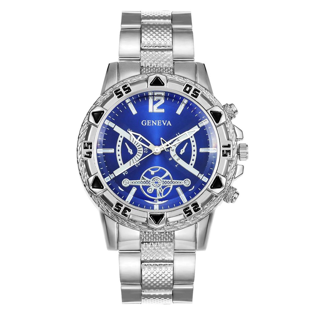 Elegant Men's Watch Set: High-end Business & Gift Collection - 4 Piece Set