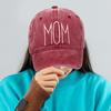 Бейсбольная шляпа с вышивкой для мамы, женская кепка, подарок на день матери, летняя модная солнцезащитная козырек