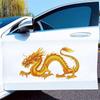 1 пара Персонализированные Креативные Автомобильные Наклейки Наклейки Западный Дракон Декоративные Наклейки на Двери Автомобиля 3D Рисунок Дракона Наклейки Хулиган