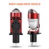 H4 LED Projector Lens Car Headlight Bulbs CANBUS Turbo Auto Bulb High Low Light Fog Lamp bulb12V 24V Turbo Fan 6000k White Light