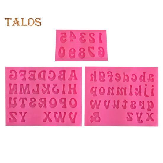 Форма для торта, легкосъемные инструменты для выпечки, гибкая, удобная, с большой буквой алфавита, помадка, шоколадная силиконовая форма, кухонные принадлежности