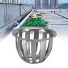 2pcs Stainless Steel Round Shape Anti Blocking Roof Drain Floor Drain for Garden Balcony