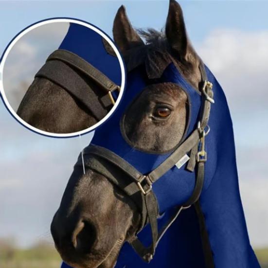 Попона для лошади на все тело с капюшоном на молнии, обертышем для живота, эластичная дышащая, для пони, эластичный чулок, слинки с защитой шеи, конные принадлежности