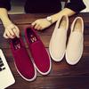 Белые кроссовки мужские повседневные туфли Slip On Canvas Shoes мужские мокасины удобные вулканизированные туфли мужские кроссовки Zapatos De Hombre
