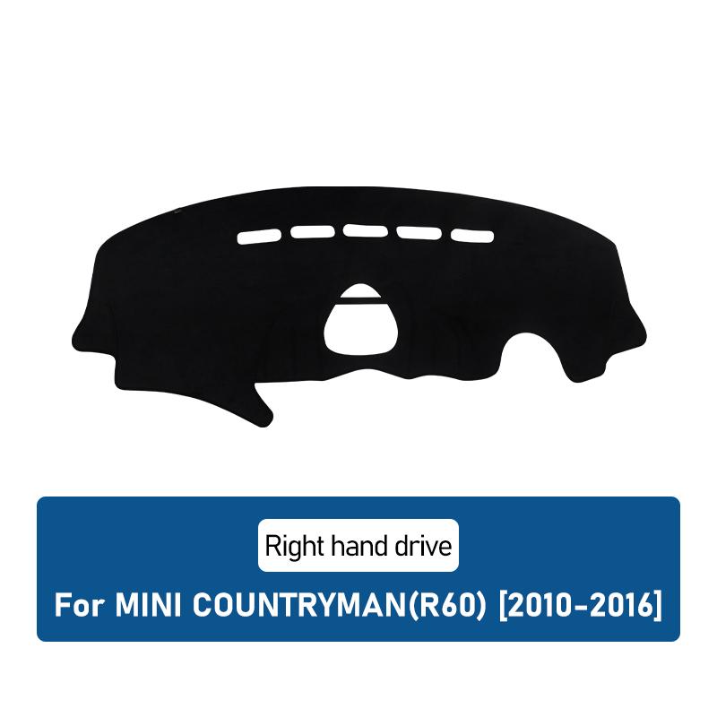 Flannel Car Anti Slip Mat Dashboard Mat Pad Dashmat Carpet Cover for Mini Cooper Countryman R55 R56 R60 Accessories