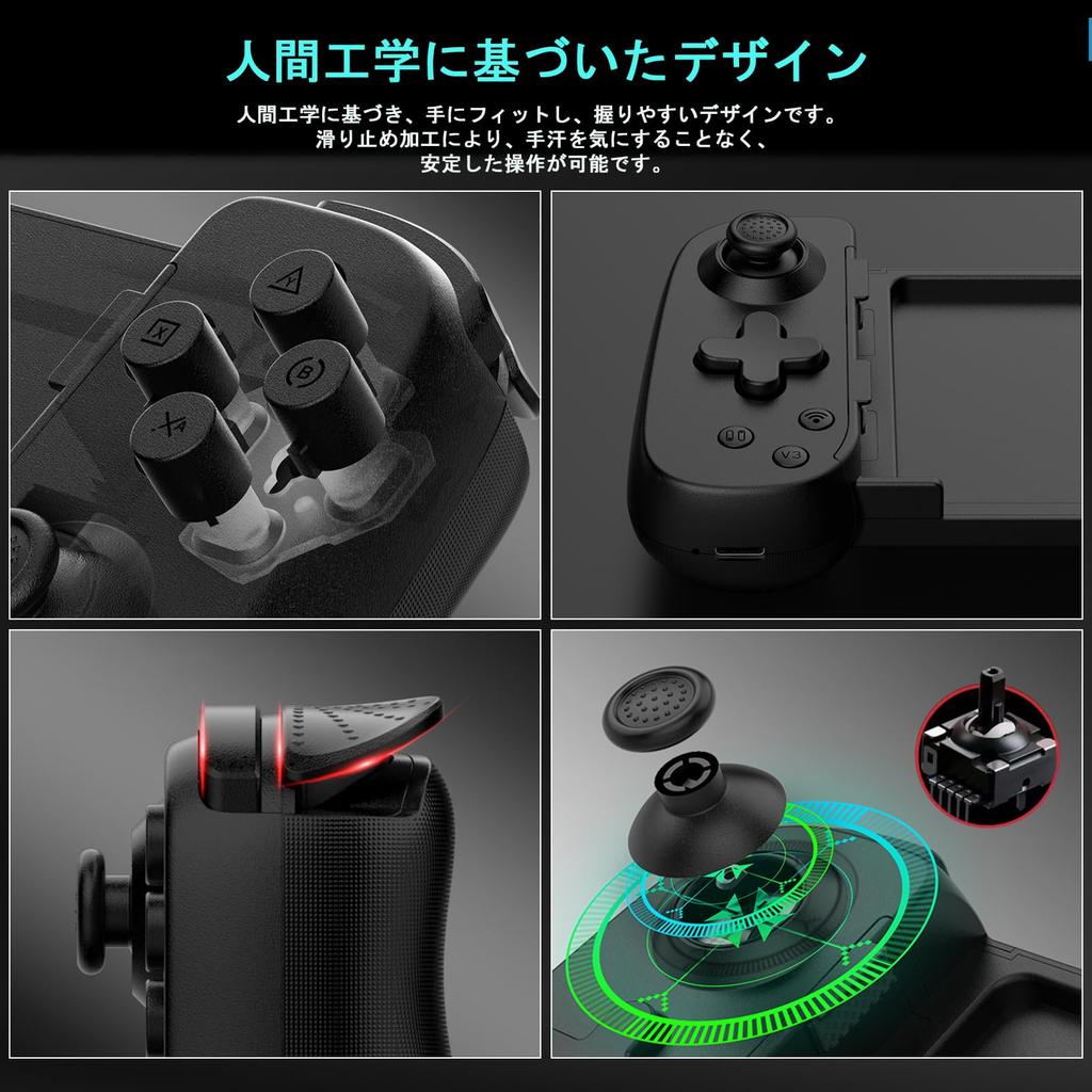 Мобильный контроллер Megadream для Совместим с и ПК Консоль Беспроводной Серый Телефоны/Планшеты iOS/Android/Switch/PS3/4, PS, Xbox, Стриминг, Подключение,