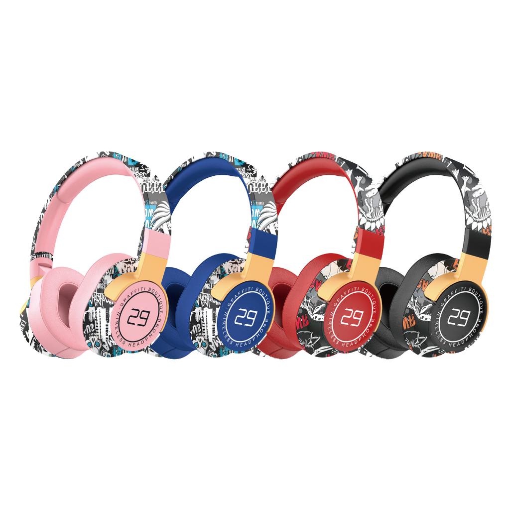 SN29 TWS Беспроводные наушники Bluetooth Гарнитура Складные стереонаушники и шумоподавление для молодежи