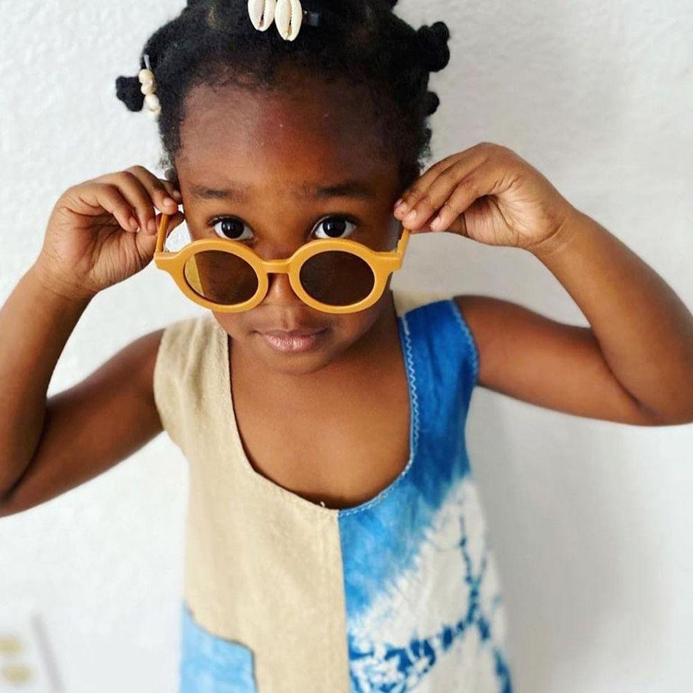 Glasses Girls Outdoor Eyewear Children Sunglasses Round Sunglasses Kids Sun Glasses Korean Style