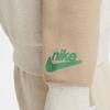 Nike Свитшот с круглым вырезом и блоками цвета, повседневный, для детей, цвет слоновой кости HF2588-198
