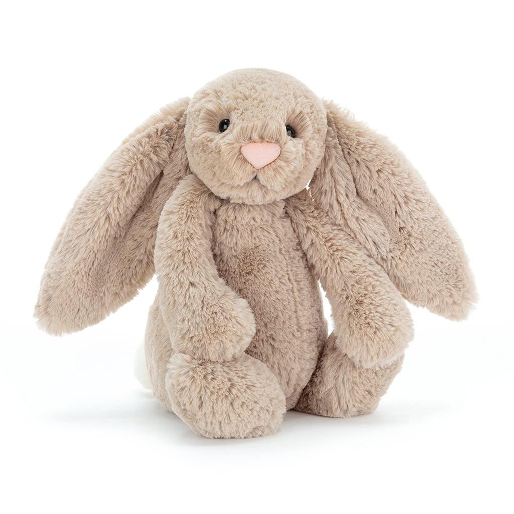Плюшевый кролик Jellycat Bashful, размер M, цвет бежевый
