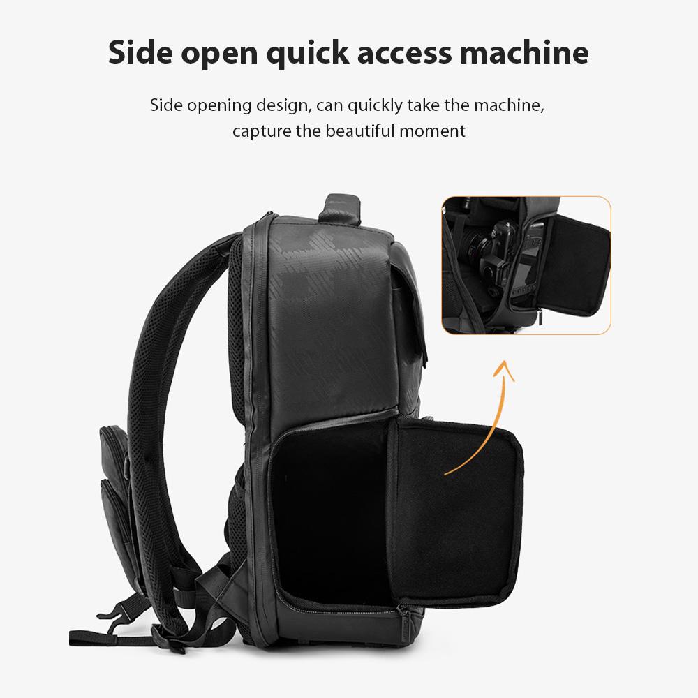 Cwatcun D97 Photography Camera Bag Camera Backpack Waterproof Compatible with