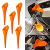 Car Long Stem Funnel Car Motorcycle Refueling Tool Portable Anti-splash Plastic Oil Funnel Auto Accessories
