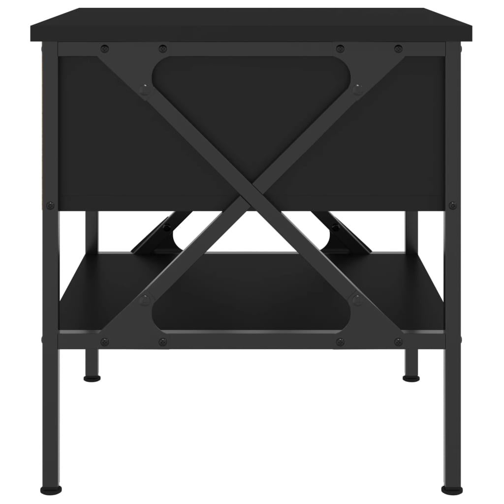 Nightstand Black 40x42x45 cm Particleboard