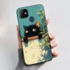Casing For ITEL P36 Play L6005 Case ITEL Vision 1 Back Cover Aesthetic Cute Cat Fashion Cartoon Soft Black Silicone Phone Case
