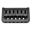 Musiclily String Pitch Hardtail Гитарный бридж для электрогитары Black 10.5mm Strat/Telecaster,