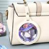 Newcomer Discount: Anime Badge Protector - Transparent, Round, Drop-Proof Pendant for Secure Storage